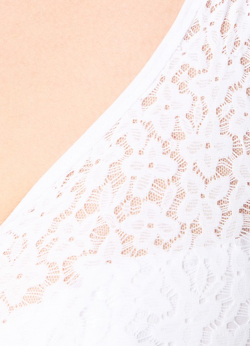 Chantelle Norah beugel bh van kant - detail 4 wit
