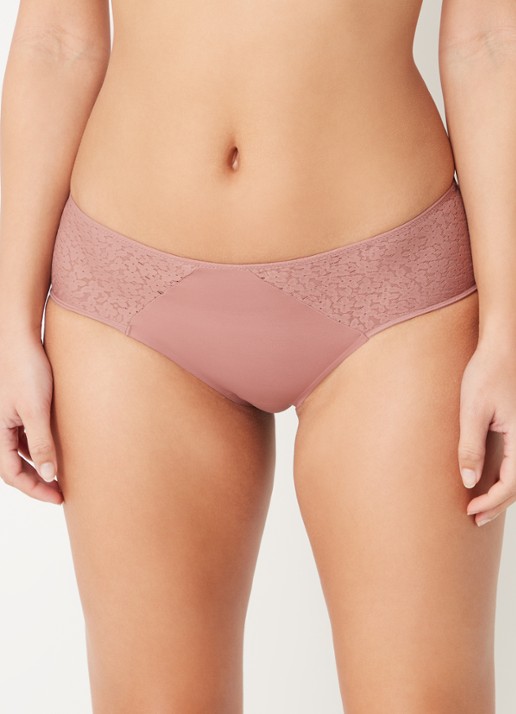 Chantelle Norah shorty met kant - detail 3 oudroze