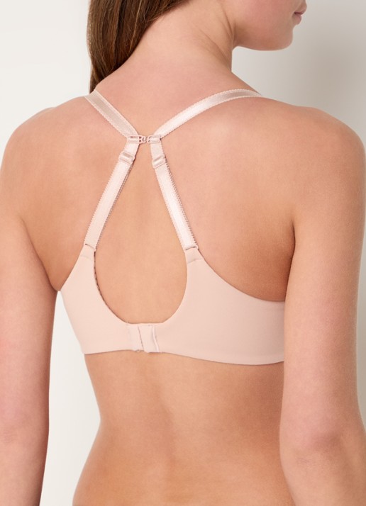 Chantelle Norah voorgevormde beugel bh met mesh - detail 4 lichtroze