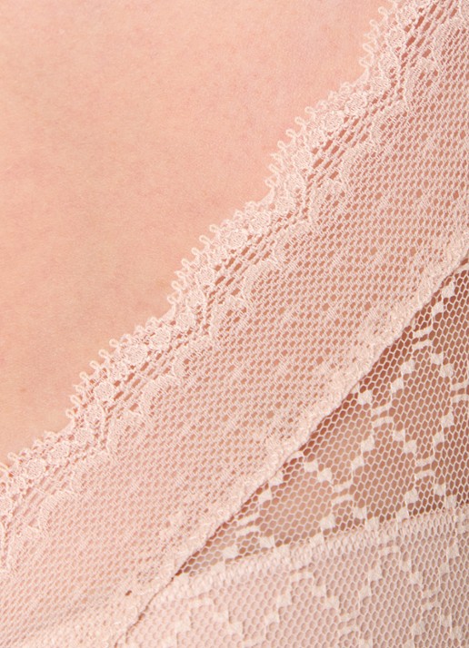 Chantelle Norah voorgevormde beugel bh met mesh - detail 5 lichtroze