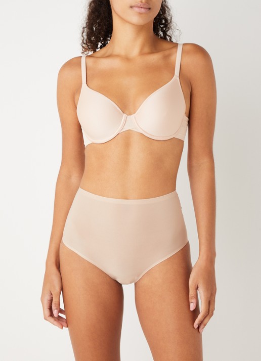 Chantelle One-size-fits-all high waisted naadloze slip - voorkant 4 beige