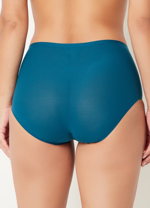 Chantelle One-size-fits-all high waisted naadloze slip - achterkant 4 petrol