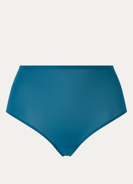 Chantelle One-size-fits-all high waisted naadloze slip - voorkant 3 petrol