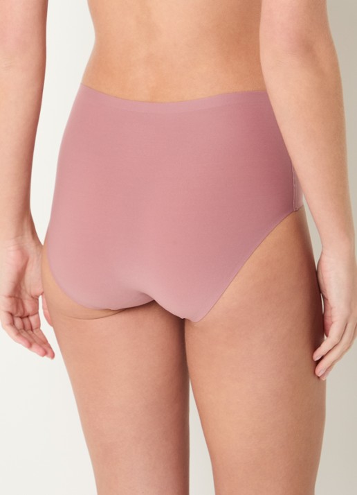 Chantelle One-size-fits-all high waisted naadloze slip - achterkant 5 koraalroze
