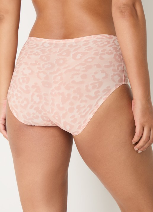 Chantelle One-size-fits-all high waisted naadloze slip - achterkant 5 abrikoos