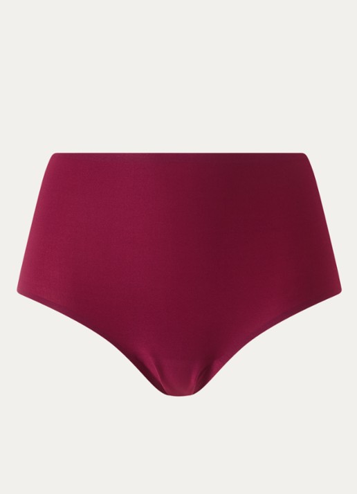 Chantelle One-size-fits-all high waisted naadloze slip - voorkant donkerrood