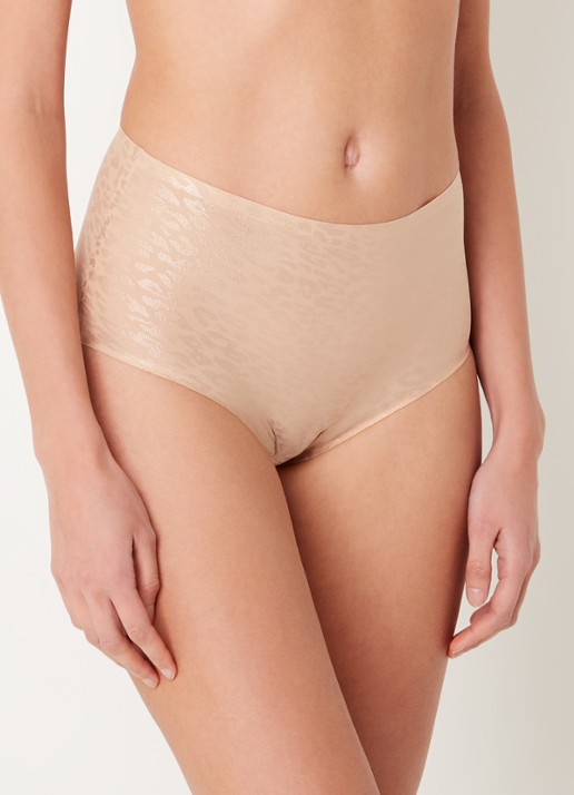 Chantelle One-size-fits-all naadloze high waisted slip met metallic finish - detail 4 lichtgrijs