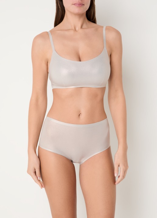 Chantelle One-size-fits-all naadloze high waisted slip met metallic finish