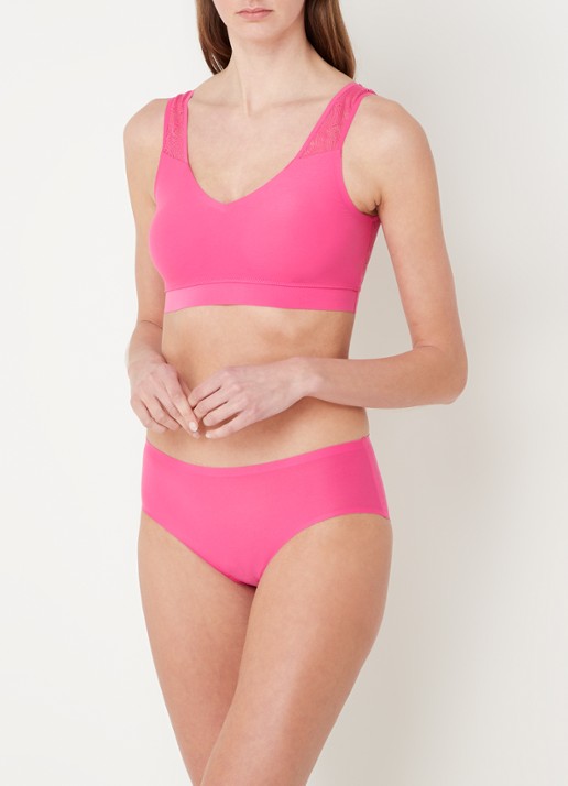Chantelle One-size-fits-all naadloze hipster - voorkant 2 fuchsia