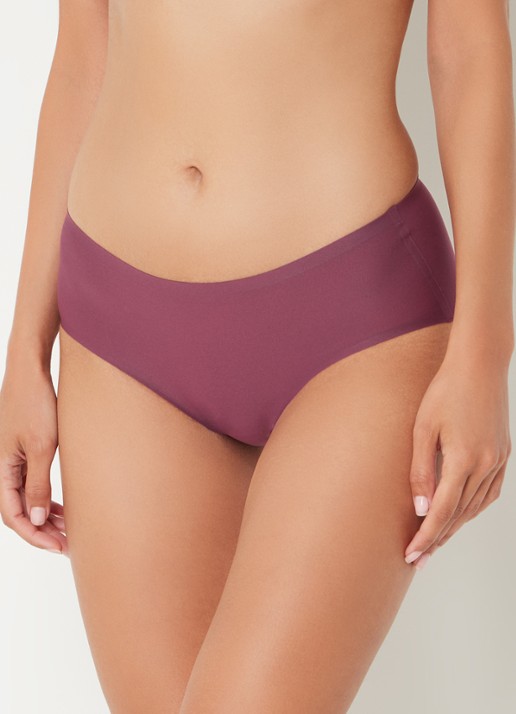 Chantelle One-size-fits-all naadloze hipster - detail aubergine