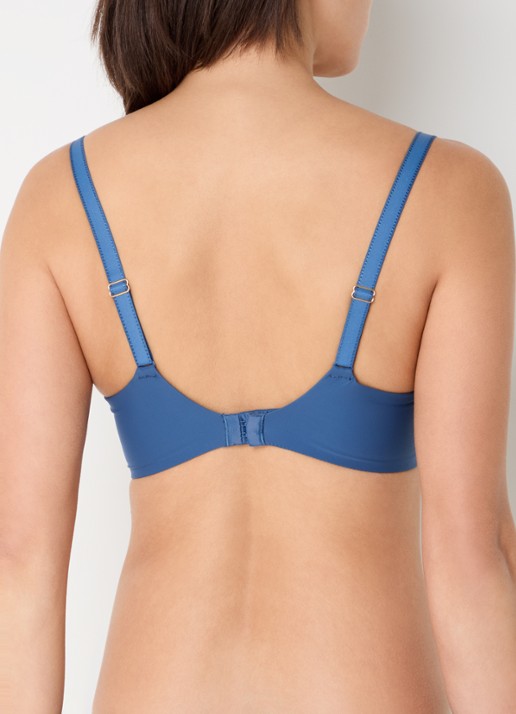 Chantelle Orangerie Dream beugel bh met kant - achterkant 5 blauw