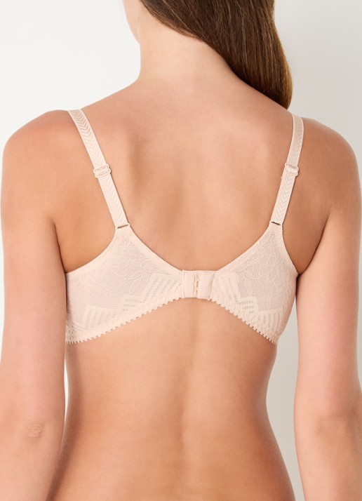 Chantelle Origins beugel bh van kant - achterkant 3 beige