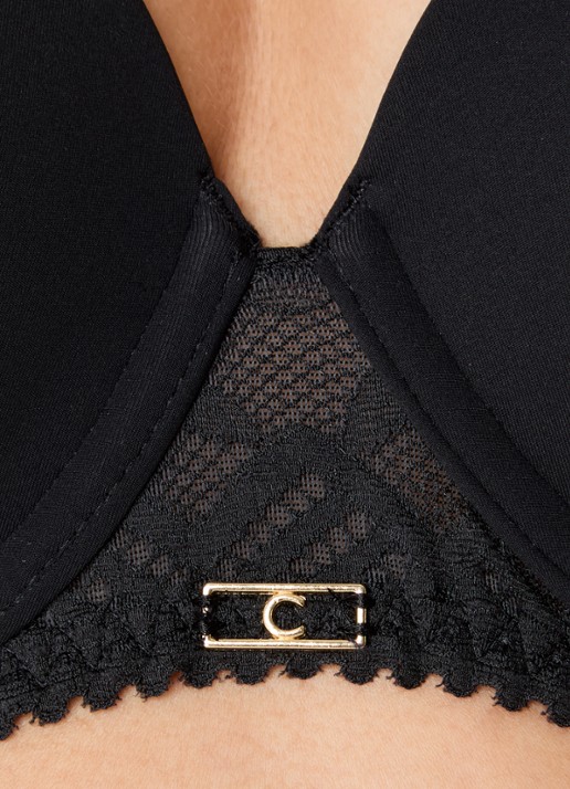 Chantelle Origins voorgevormde T-shirt bh met kant - detail 5 zwart