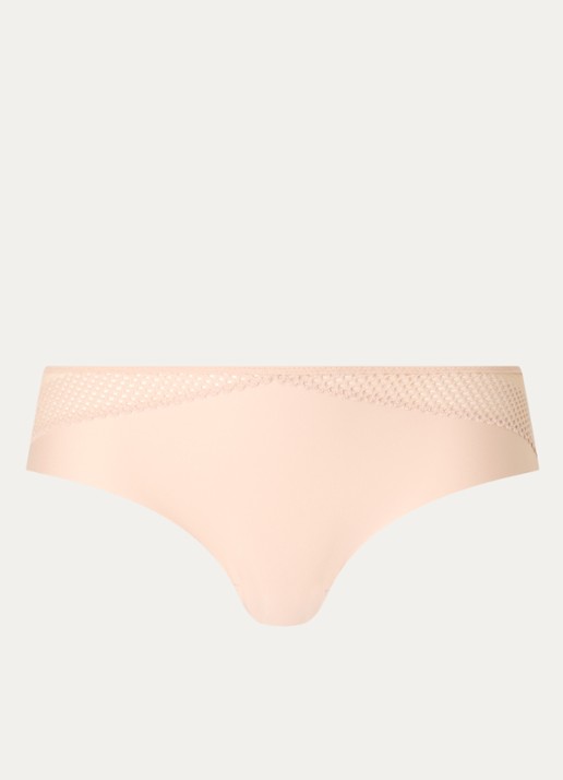 Chantelle Play hipster met kant - voorkant 4 beige