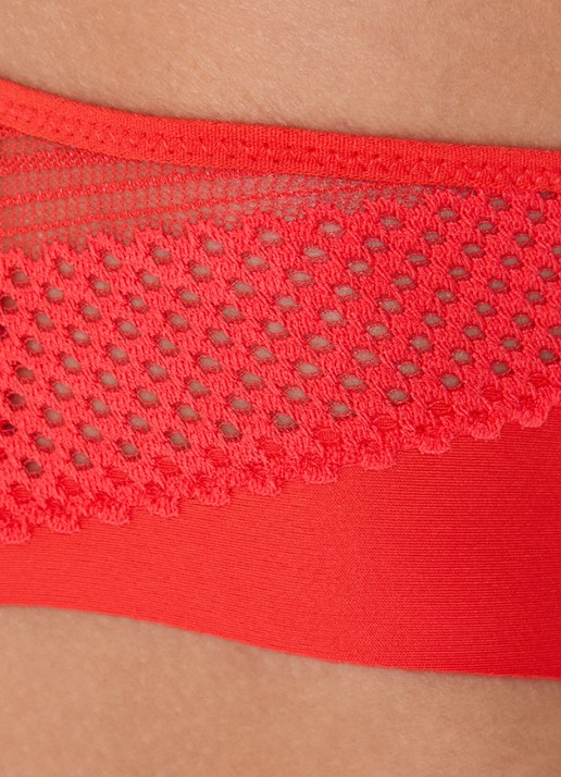 Chantelle Play hipster met kant - detail 3 rood