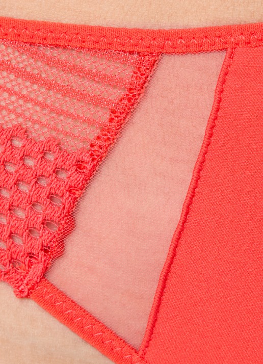Chantelle Play tanga met kant - detail 2 rood