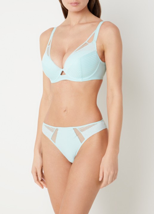 Chantelle Play tanga met kant - detail 4 mint