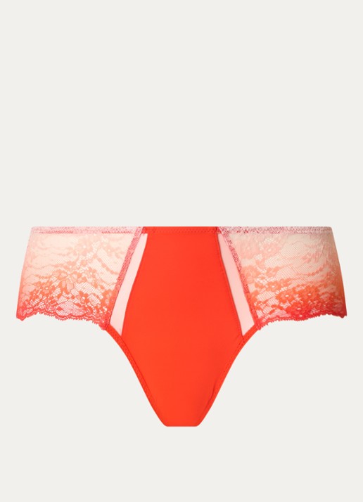 Chantelle Shorty met kant - voorkant 4 orange