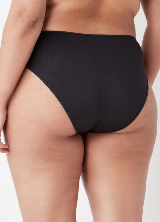 Chantelle Slip met borduring - achterkant zwart