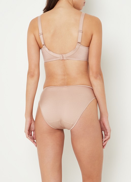 Chantelle Slip met borduring - achterkant 2 beige