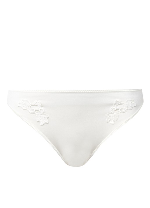 Chantelle Slip met borduring - voorkant 2 gebroken wit