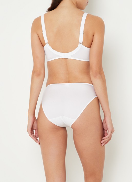 Chantelle Slip met borduring - achterkant 4 wit