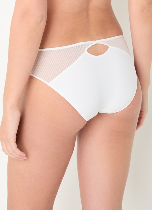 Chantelle Slip met borduring - achterkant 5 gebroken wit