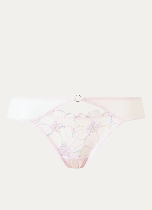Chantelle Slip met mesh en borduring