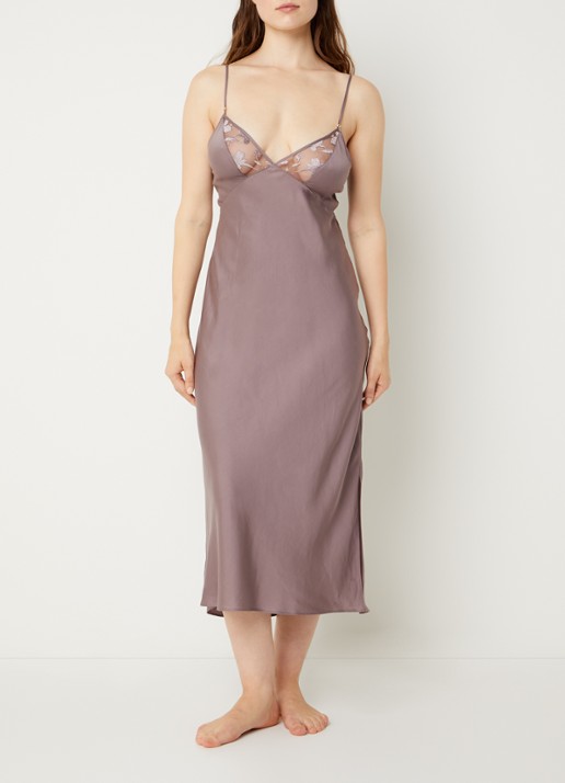 Chantelle Slipdress met mesh