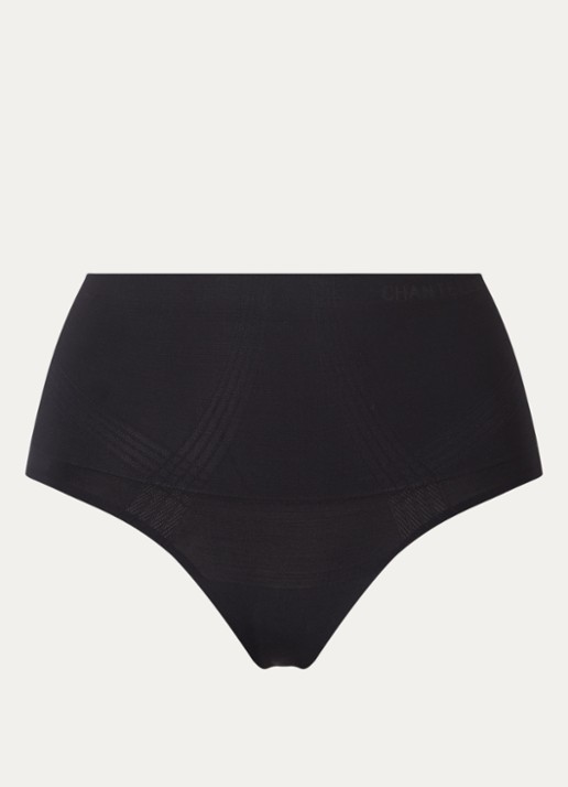 Chantelle Smooth Comfort high waisted corrigerende slip - voorkant 4 zwart