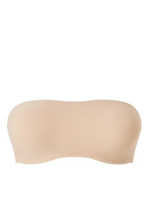 Chantelle Strapless bandeau bh - voorkant 3 beige