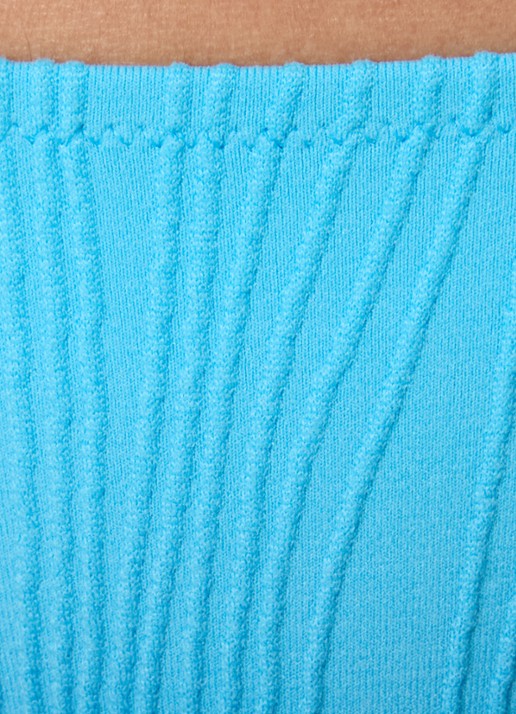 Chantelle Tanga bikinislip met structuur - detail 4 blauw