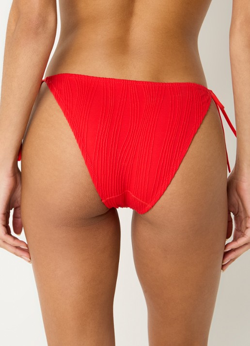 Chantelle Tanga bikinislip met structuur - achterkant 5 rood