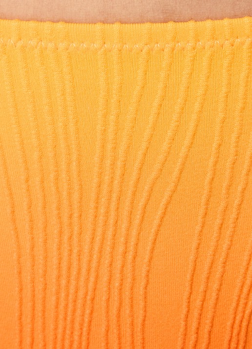 Chantelle Tanga bikinislip met structuur - detail 2 geel