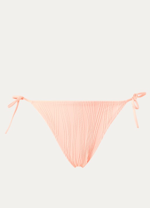 Chantelle Tanga bikinislip met structuur - voorkant abrikoos