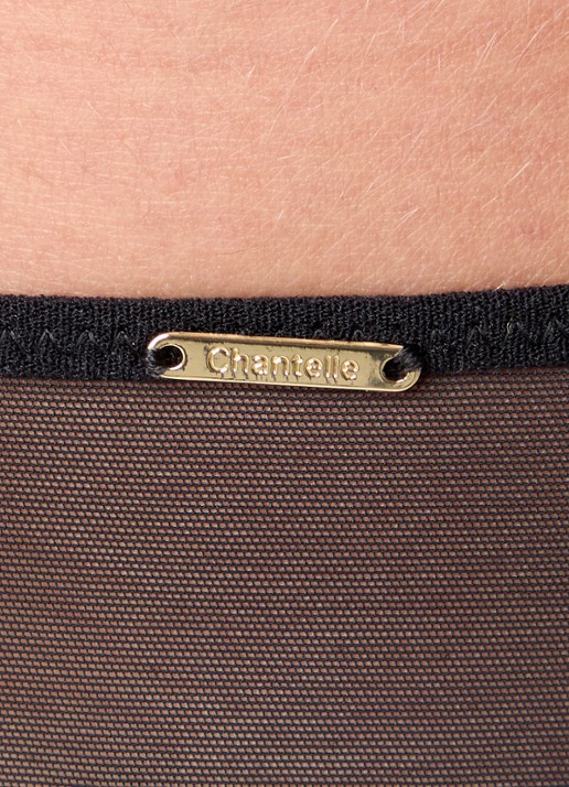 Chantelle Tanga van mesh - detail 3 zwart