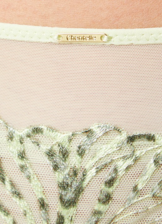 Chantelle Tanga van mesh - detail 4 lindegroen
