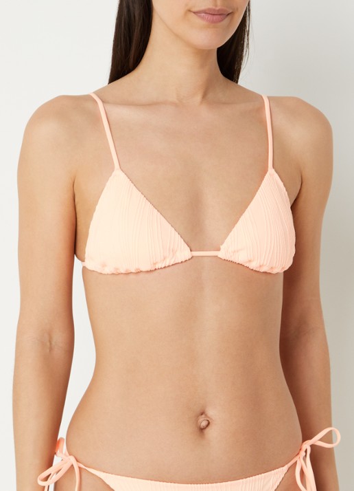 Chantelle Triangel bikinitop met uitneembare vulling - voorkant 2 abrikoos