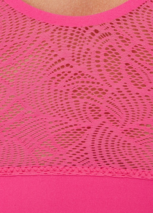 Chantelle Voorgevormde bralette met kant - detail 10 fuchsia