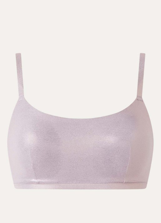 Chantelle Voorgevormde bralette met metallic finish - voorkant 3 roségoud