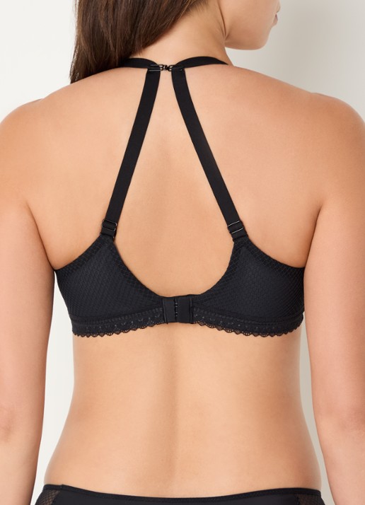 Chantelle Voorgevormde T-shirt bh met kant - detail 5 zwart