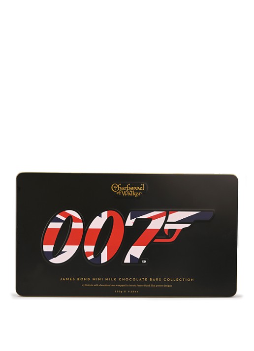 Charbonnel et Walker James Bond 007 chocoladereep in blik 27 stuks