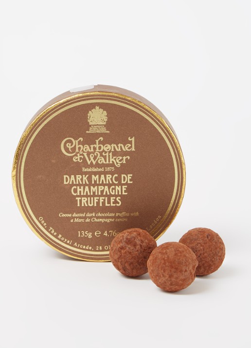 Charbonnel et Walker Marc de Champagne pure chocolade truffels 135 gram - detail 3 undefined
