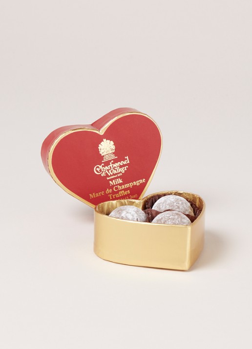 Charbonnel et Walker Melk Marc de Champagne truffels 3 stuks - voorkant 2 undefined