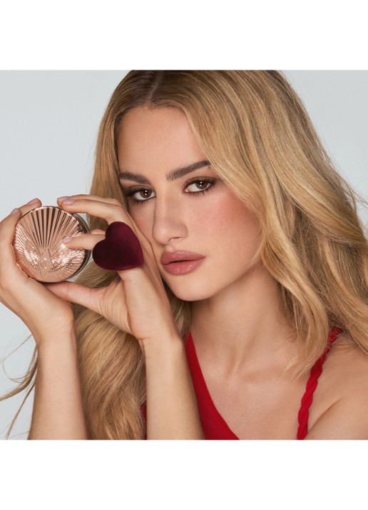 Charlotte Tilbury Airbrush Flawless Blur Puff Duo - poederdons - detail 3 beige