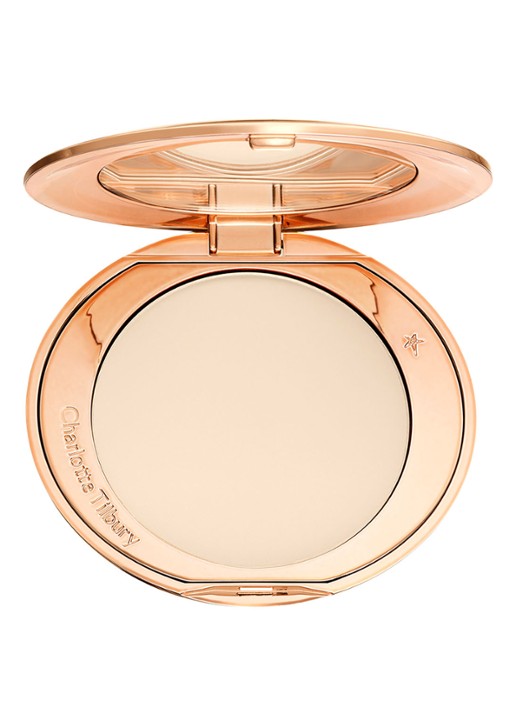 Charlotte Tilbury Airbrush Flawless Finish Powder Refill - poeder navulling - voorkant 2 1 fair