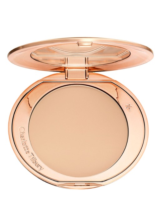 Charlotte Tilbury Airbrush Flawless Finish Powder Refill - poeder navulling - voorkant 3 2 medium