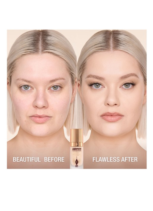 Charlotte Tilbury Airbrush Flawless Foundation - vloeibare foundation - detail 4  2 neutral