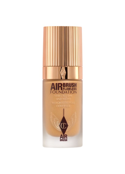 Charlotte Tilbury Airbrush Flawless Foundation - vloeibare foundation - voorkant  8 warm