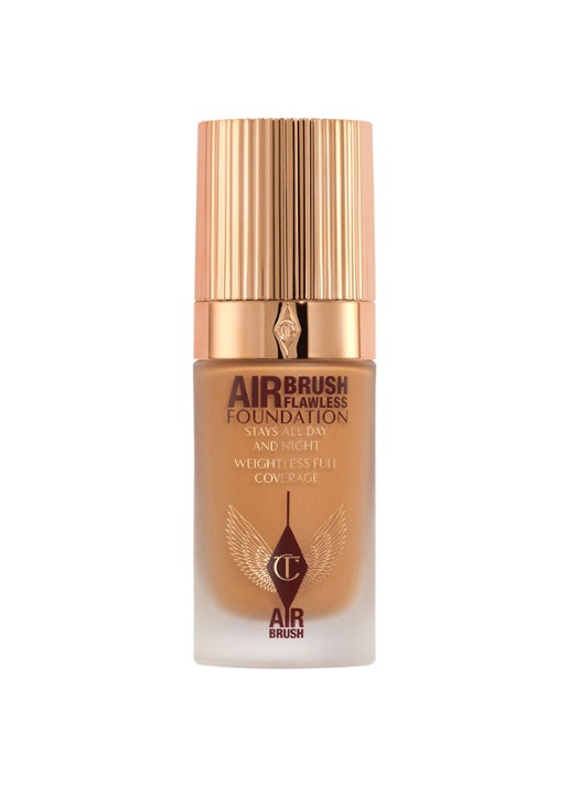 Charlotte Tilbury Airbrush Flawless Foundation - vloeibare foundation - voorkant  10 warm